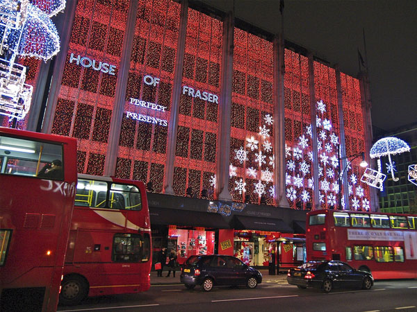 illuminations de Noël à Londres