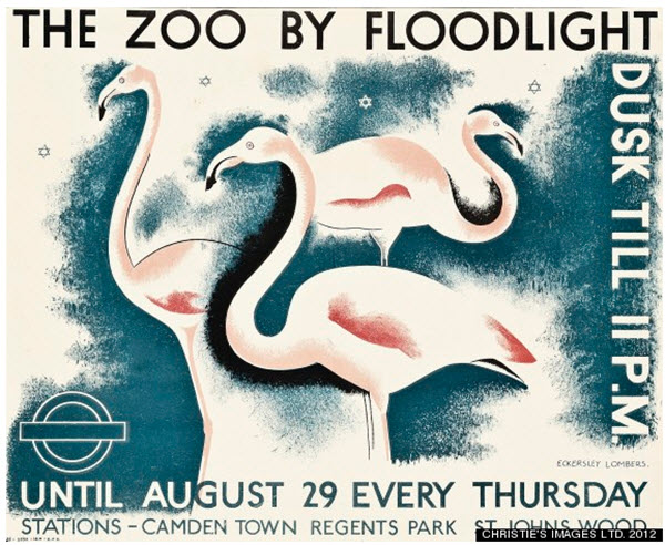 affiche publicitaires zoo londres